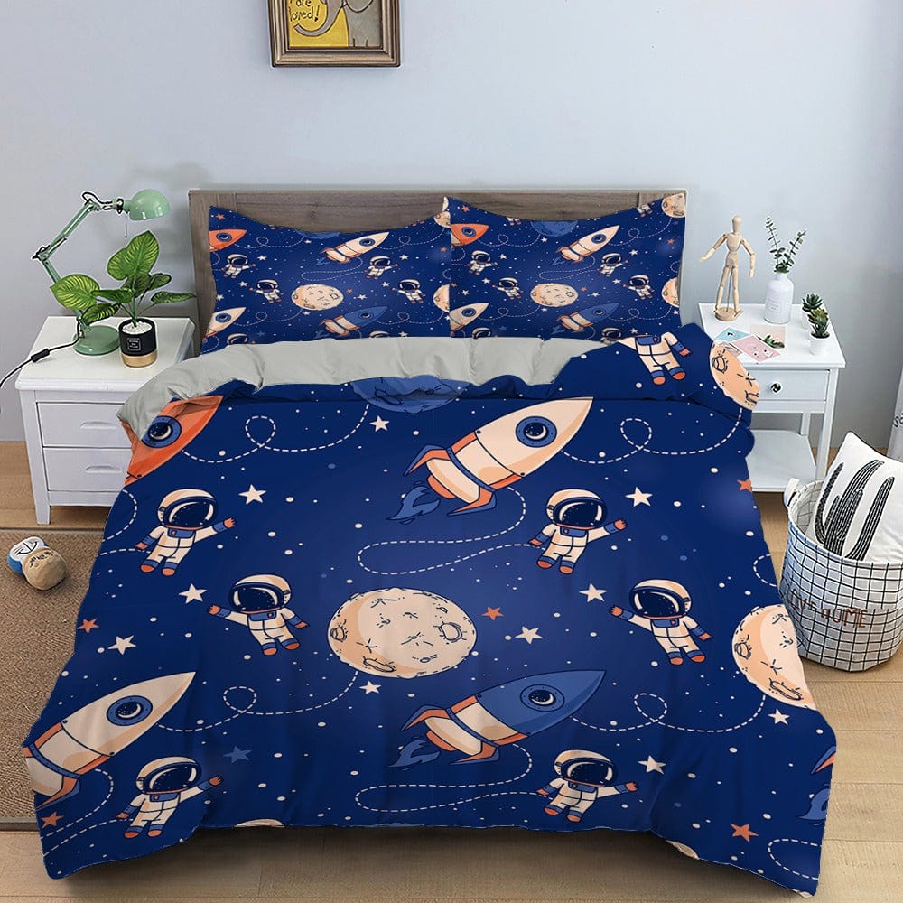 Astronaut Dynebetræk 2 Steder