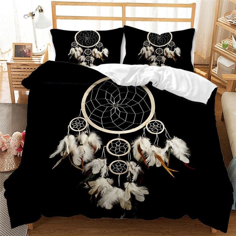 Sort Dream Catcher Dynebetræk 200x200
