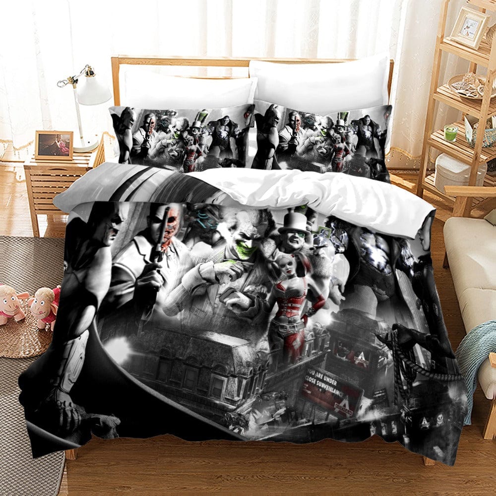 Batman Sort Og Hvid Dynebetræk