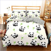 Beige Panda Bamboo Dynebetræk