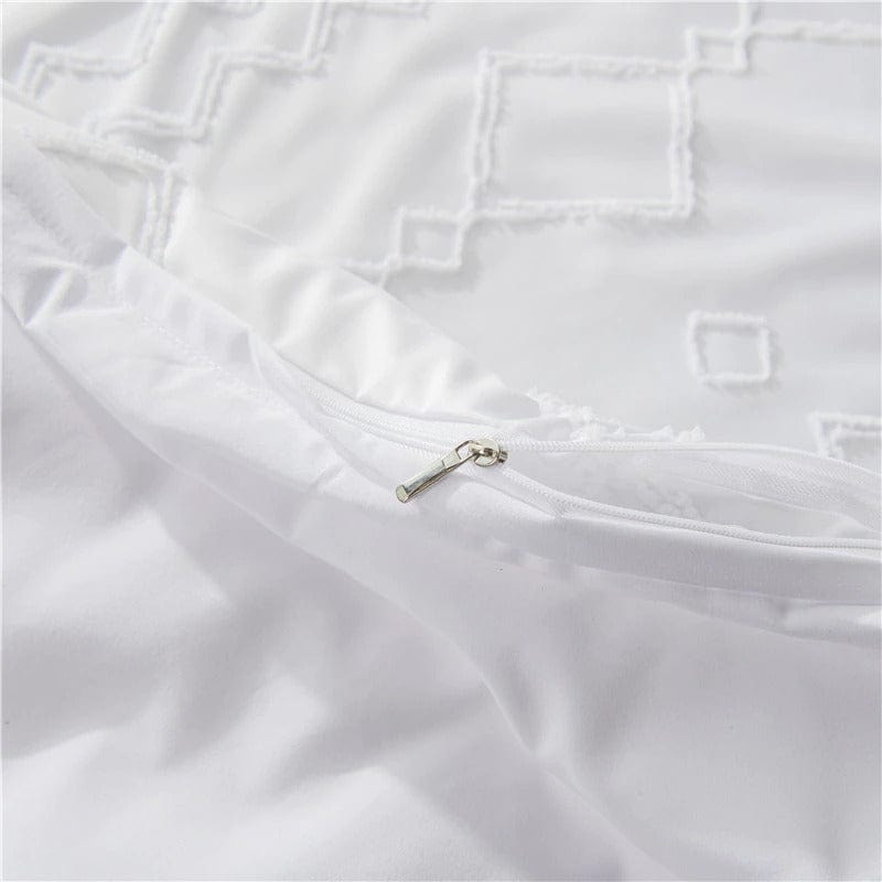 Hvidt Dynebetræk 200x200