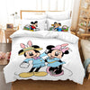 Hvidt Dynebetræk Mickey Minnie Voksen