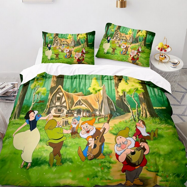 Snehvide Og De 7 Dværge Hjem Dynebetræk