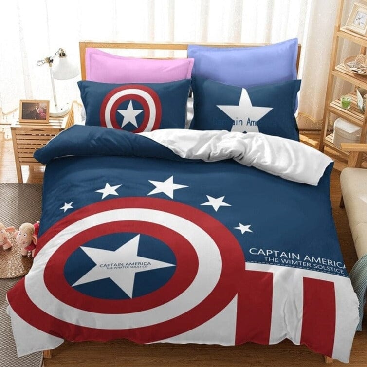 Captain America Dynebetræk 2 Personer