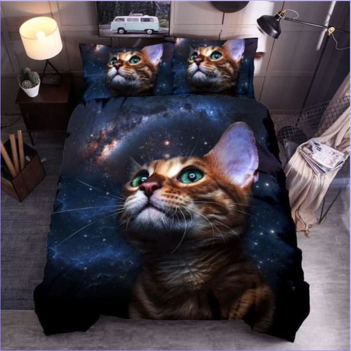 Galaxy Cat Dynebetræk