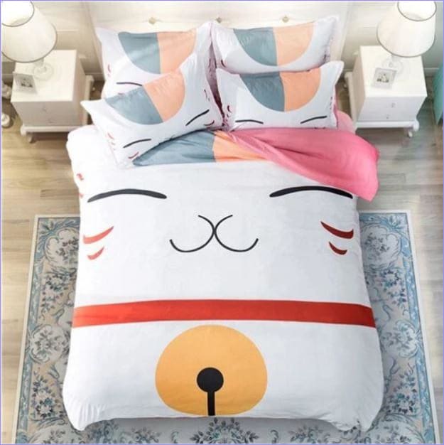 Maneki Neko Cat Dynebetræk