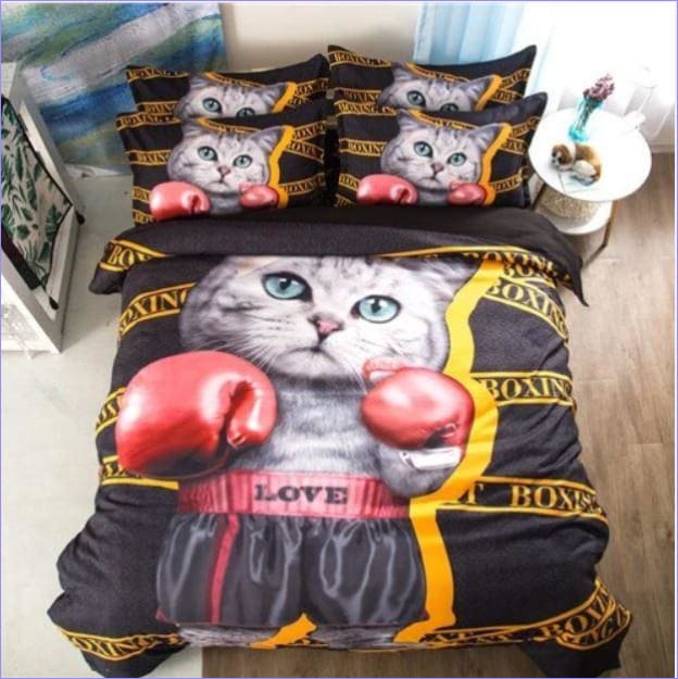Boxing Champion Cat Dynebetræk
