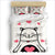 Cat And Hearts Dynebetræk