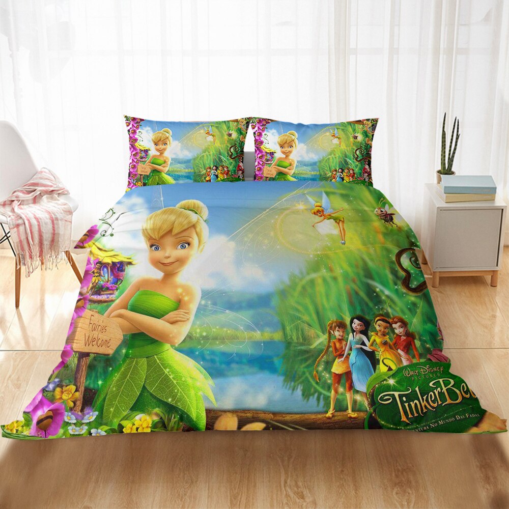Dynebetræk Tinkerbell Og Hendes Venner