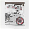 Hvidt Ducati Dynebetræk
