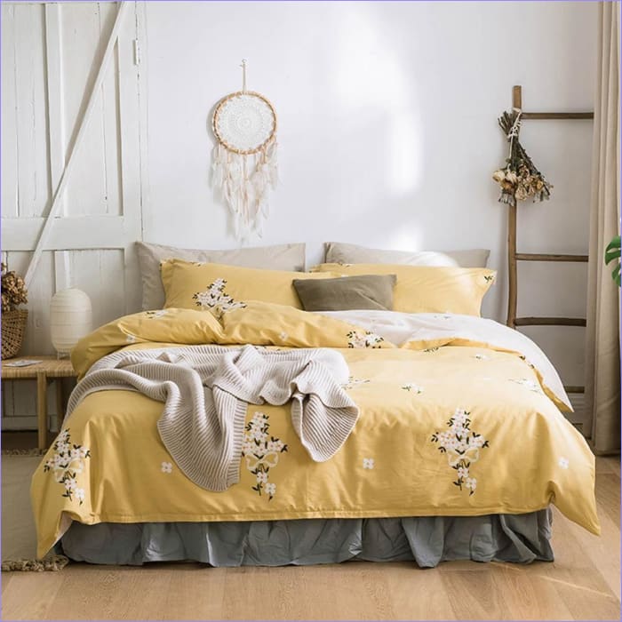 Golden Field Flower Dynebetræk