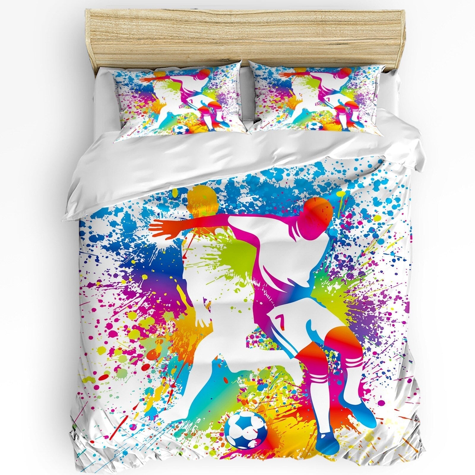 Fodbold Dynebetræk 1 Mod 1 Flerfarvet