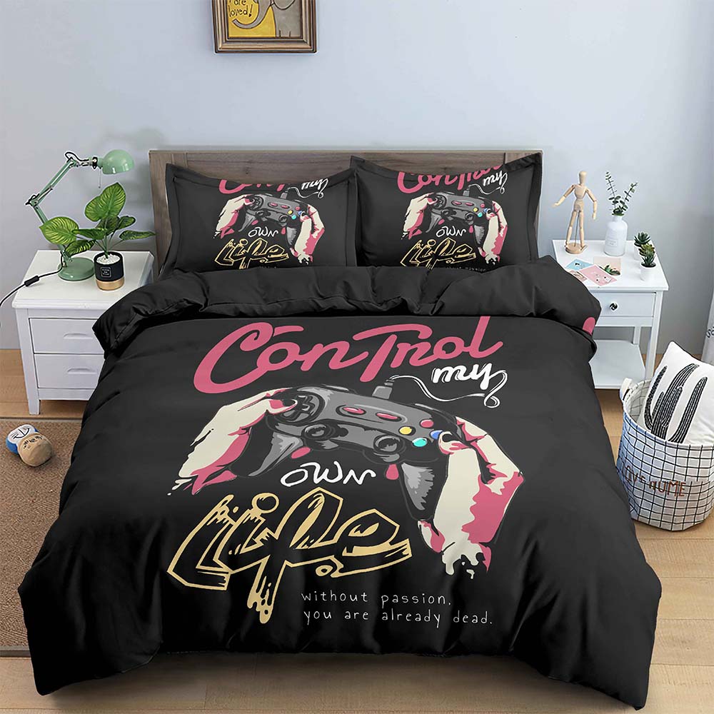 Gamer Dynebetræk Playing Is Life