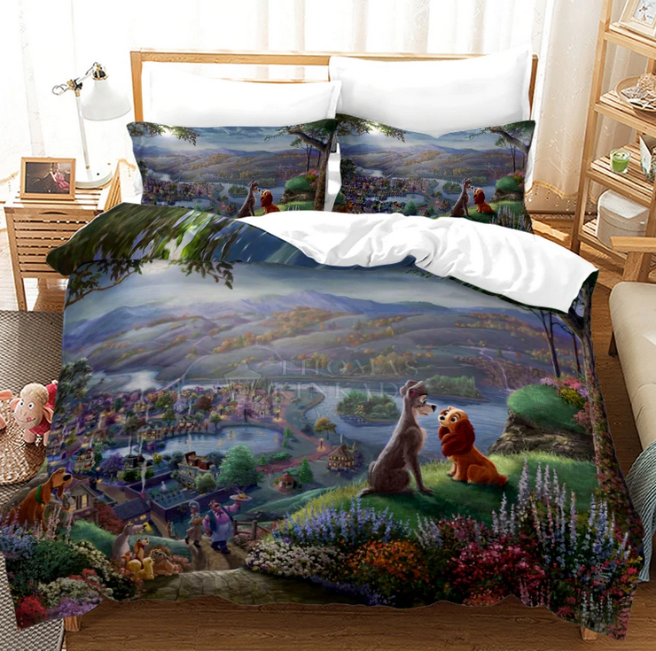 Dynebetræk Lady Og Vagabonden På Bakken