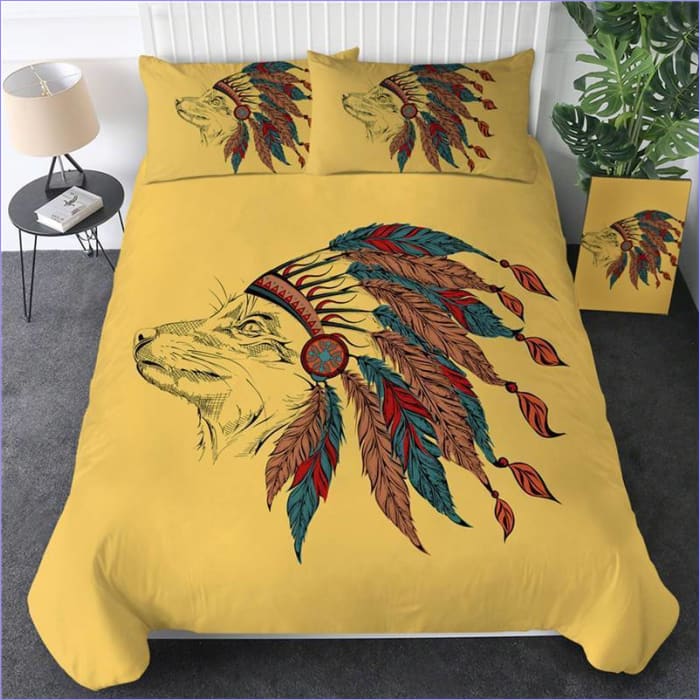 Indian Chief Wolf Dynebetræk