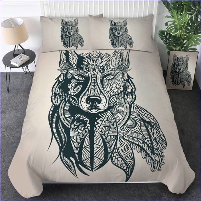 Tribal Wolf Dynebetræk