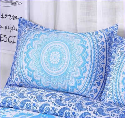 Blue Gradient Mandala Dynebetræk