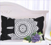 Sort Og Hvid Blonde Mandala Dynebetræk