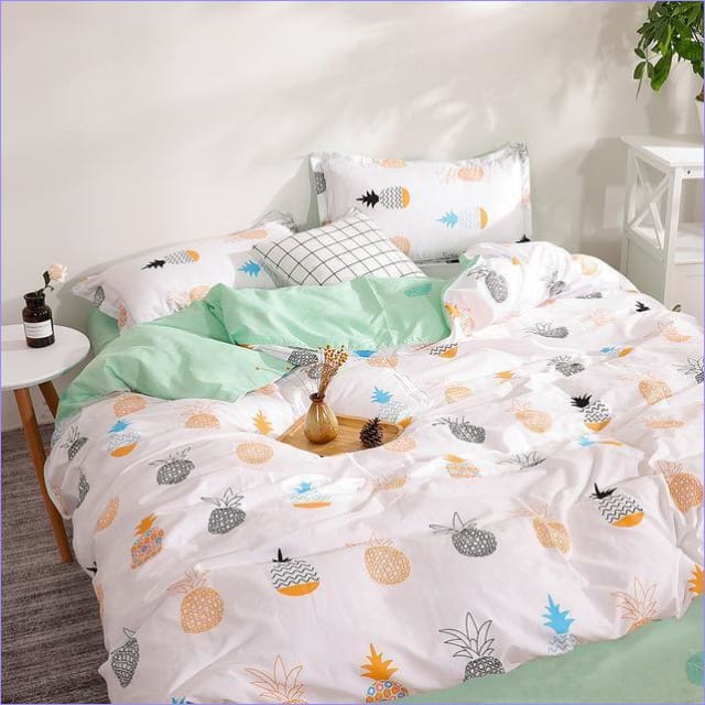 Flerfarvet Ananas Moderne Dynebetræk