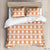 Moderne Mosaik Orange Dynebetræk