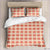 Moderne Dynebetræk Orange Phase