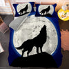 Dynebetræk I Wolf Moon-Mønster