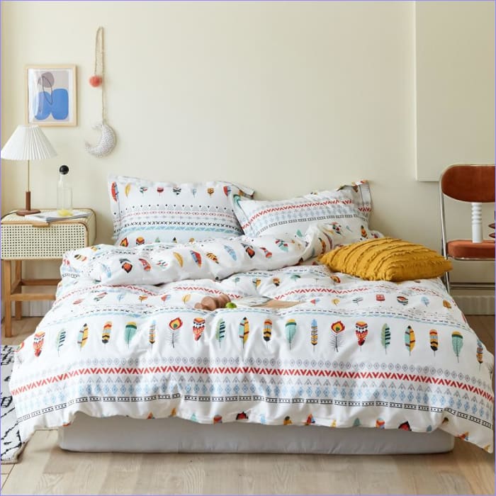 Native American Feather Dynebetræk