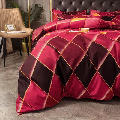 Rød Orange Dynebetræk