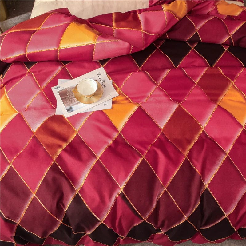 Rød Orange Dynebetræk