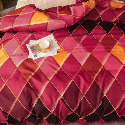 Rød Orange Dynebetræk