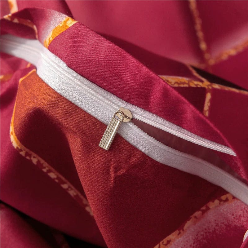 Rød Orange Dynebetræk