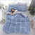 Scandinavian Blue Squares Dynebetræk