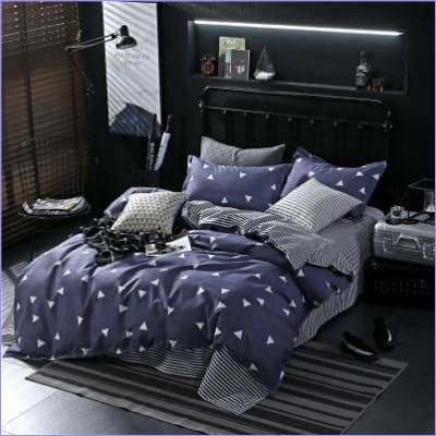 Scandinavian Midnight Blue Dynebetræk