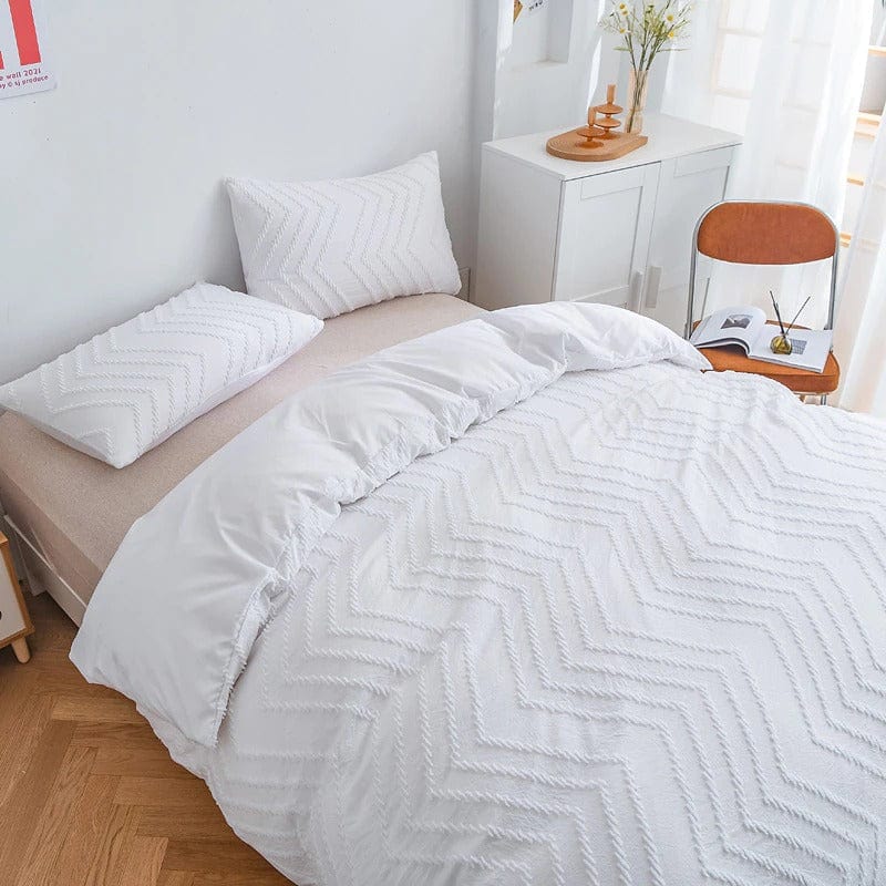 Hvidt Dynebetræk Sæt