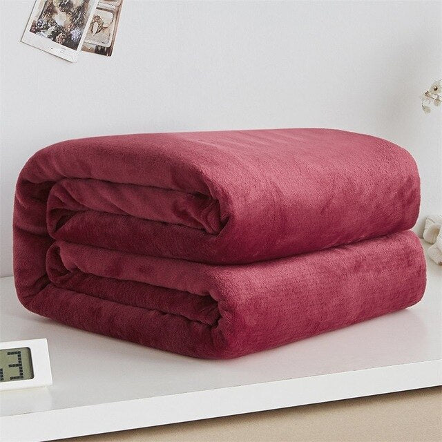 Bourgogne Plaid Bourgogne Fleece Tæppe