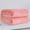 Pink Plaid Pink Fleece Tæppe