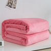 Lys Pink Plaid Lys Pink Fleece Tæppe